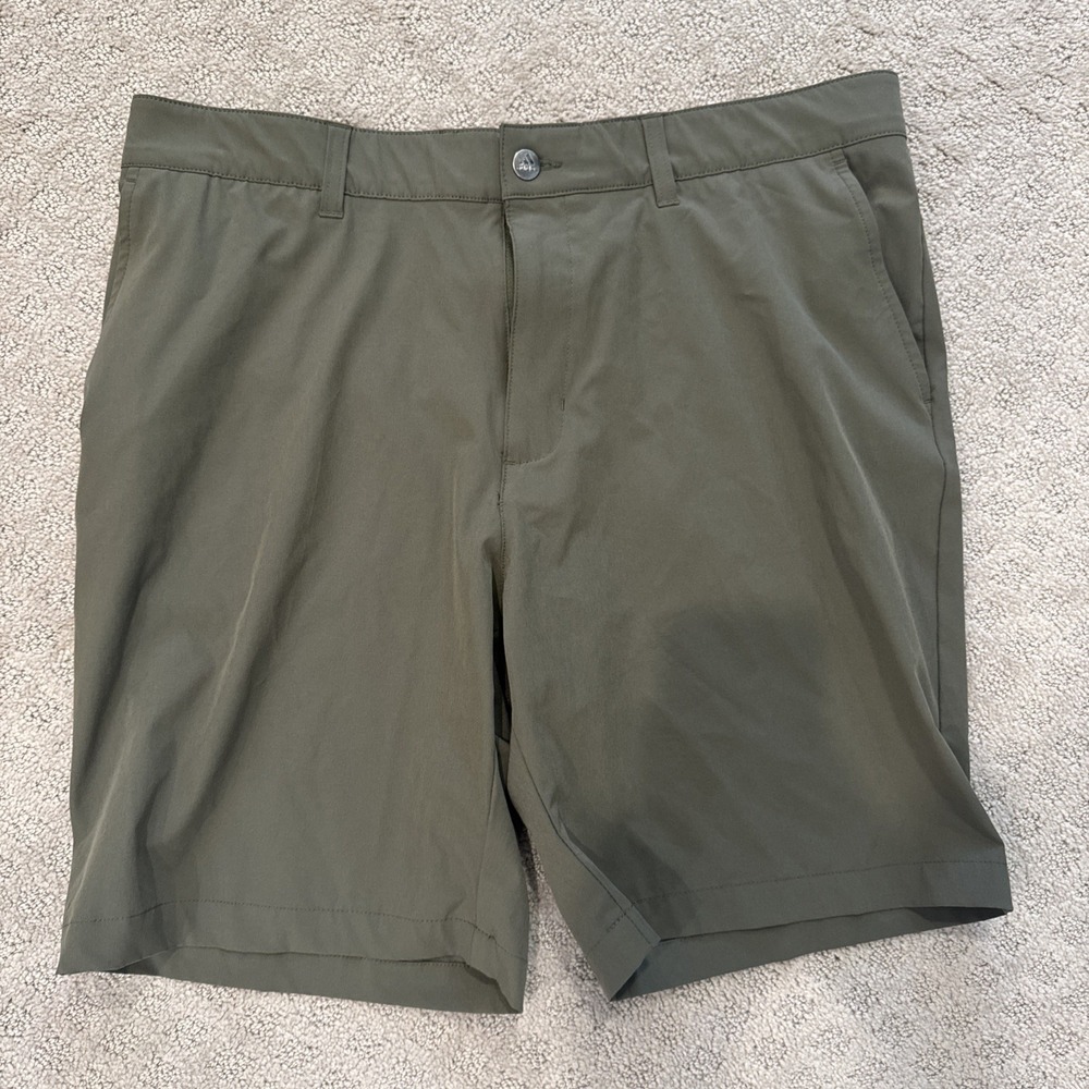 Adidas Ultimate 365 Golf Shorts Men's 36 Green Stretch Athletic Performance